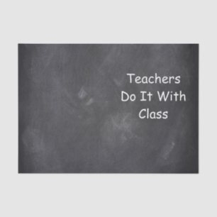 Papel De Seda Professores Classe Chalkboard Design Idea