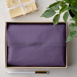 Papel De Seda Profundo Roxo Lavanda Salpico De Cor