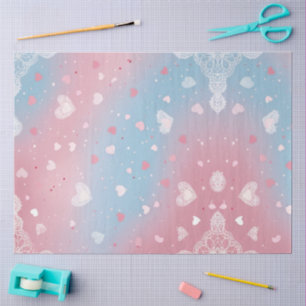 Papel De Seda Promessa Pastel