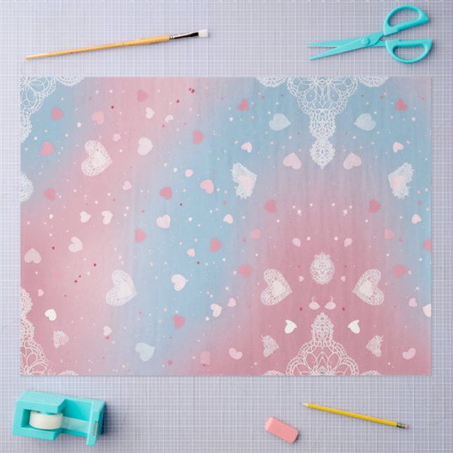 Papel De Seda Promessa Pastel (Arte )
