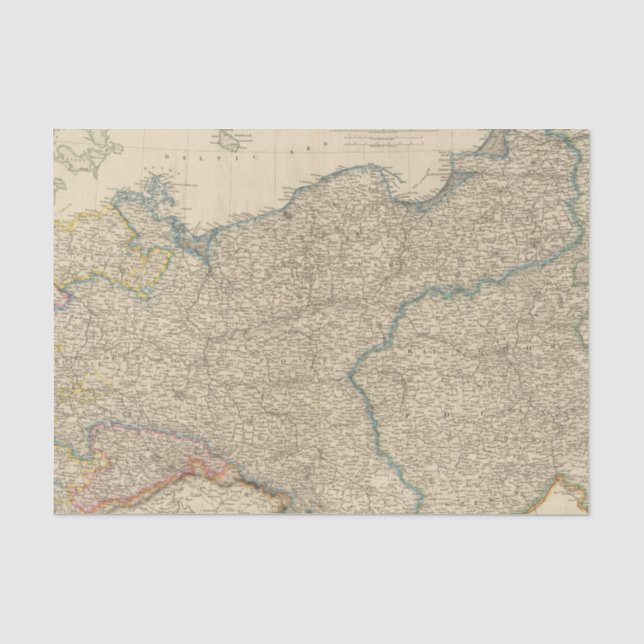 Papel De Seda Prússia, Polônia (Frente )