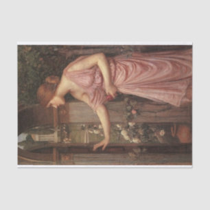 Papel De Seda Psyche Abrindo a porta para o Jardim do Cupido - 1
