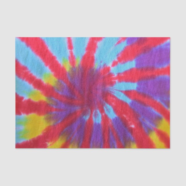 Papel De Seda Psychedelic Tie Dye (Frente )