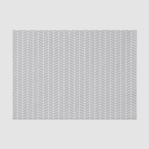 Papel De Seda Publicação Chevron Tissue - Branco na Cinza