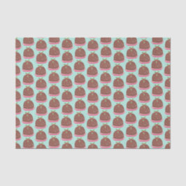 Papel De Seda Pudim de Natal engraçado e fofo de Natal