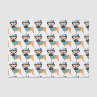 Papel De Seda Pug de Hanukkah Dreidel (customizável)