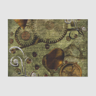 Papel De Seda Pulsos de disparo e engrenagens de Steampunk do