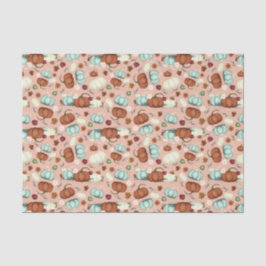 Papel De Seda Pumpkin Floral