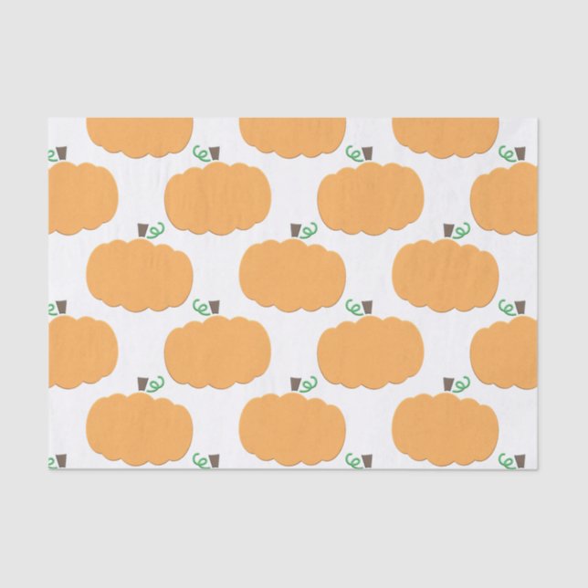 Papel De Seda Pumpkin Pattern (Frente )