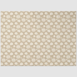 Papel De Seda Pumpkins e Folhas