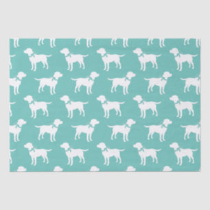 Papel De Seda Puppy Labrador Preto