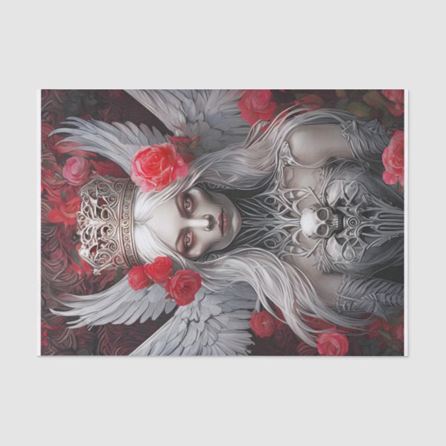 Papel De Seda Purgatório, Paixão & Dor, Rainha Macabra (Frente )