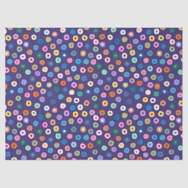 Papel De Seda Purple candy Tissue Paper (Frente )