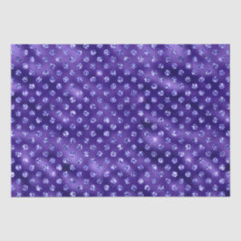Papel De Seda Purple Glam Galaxy Glitter Sparkle Design