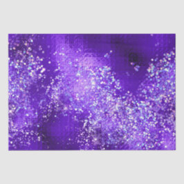 Papel De Seda Purple Glitter Sparkle Glam Elegant Design