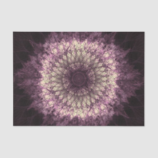 Papel De Seda Purple Mandala