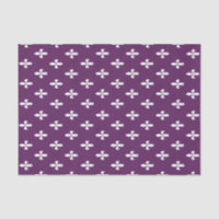 Purple Victorian Fleur de Lys