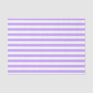 Papel De Seda Púrpura clara e tiras brancas