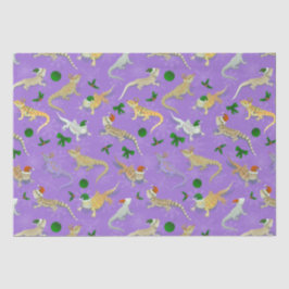 Papel De Seda Púrpura de Natal do Dragão Carborado