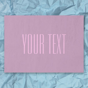Papel De Seda Púrpura e Rosas claro de Pastel   Texto Editável M