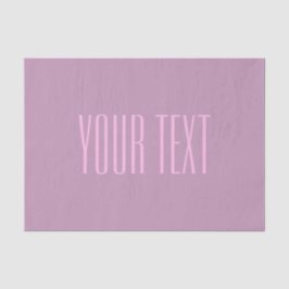 Papel De Seda Púrpura e Rosas claro de Pastel | Texto Editável M