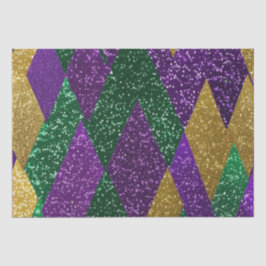 Papel De Seda Púrpura Mardi Verde Verde Gras - Padrão Brilhante