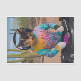 Papel De Seda Purr Mix-a-Lot, Dj Kitty Toca Músicas Realista