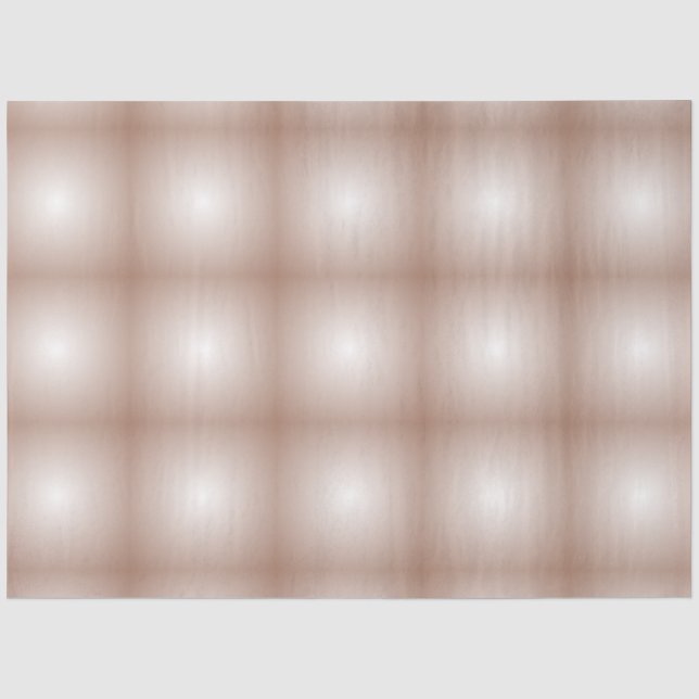 Papel De Seda Quadrados Geométricos com Branco Gradiente Mocha M (Frente )