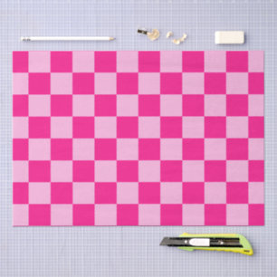 Papel De Seda Quadrados verificados retrorreflectores geométrico