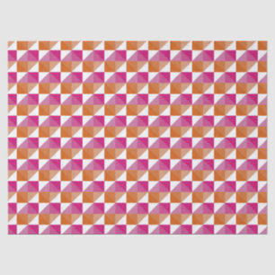 Papel De Seda Quadro de controlo laranja e rosa