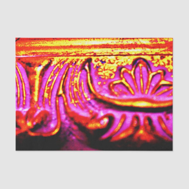 Papel De Seda Quadro Rosa (Frente )