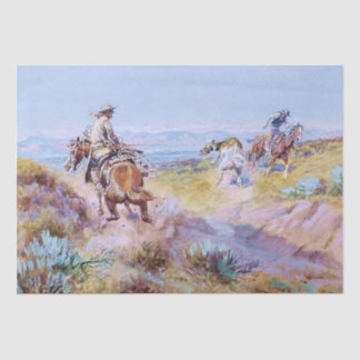 Papel De Seda “Quando as Vacas Eram Selvagens” por Charles M Rus