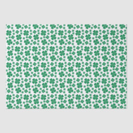 Papel De Seda Quatro Folhas de Pano Verde