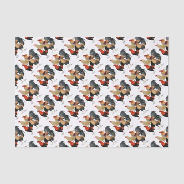 Papel De Seda Quatro Gamecocks (Frente )