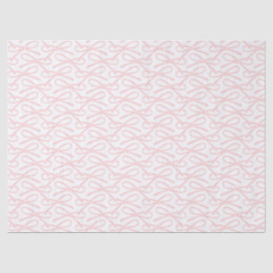 Papel De Seda Quebra-cabeça branca do padrão do Arco rosa-claro