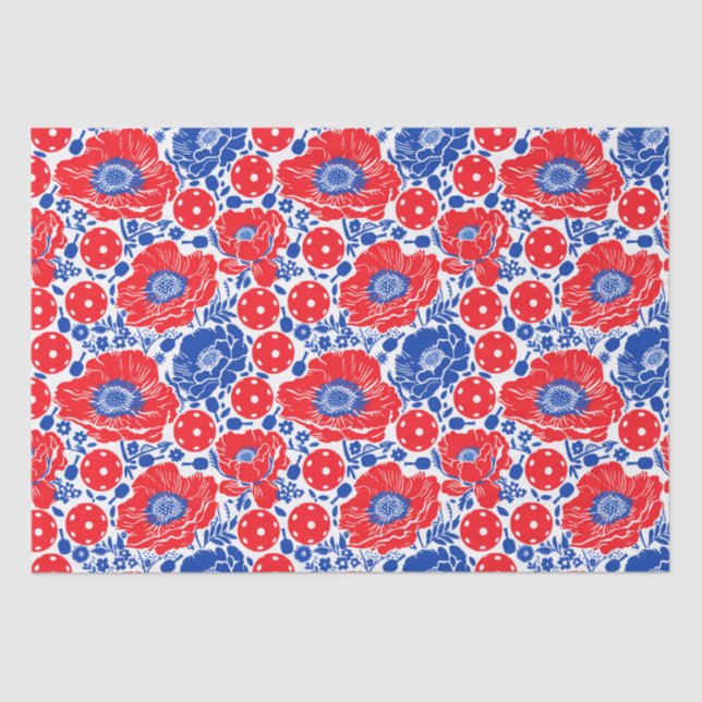 Papel De Seda Quebra & Rolagem de Pickleball (Frente )