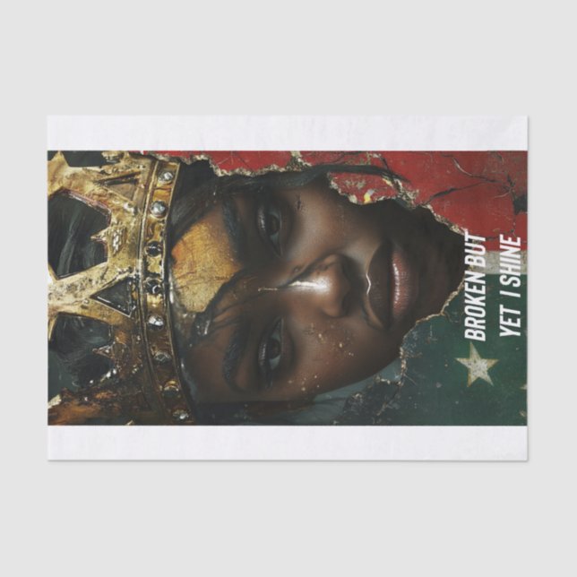 Papel De Seda Quebrado, Mas Ainda Brilho (Frente )