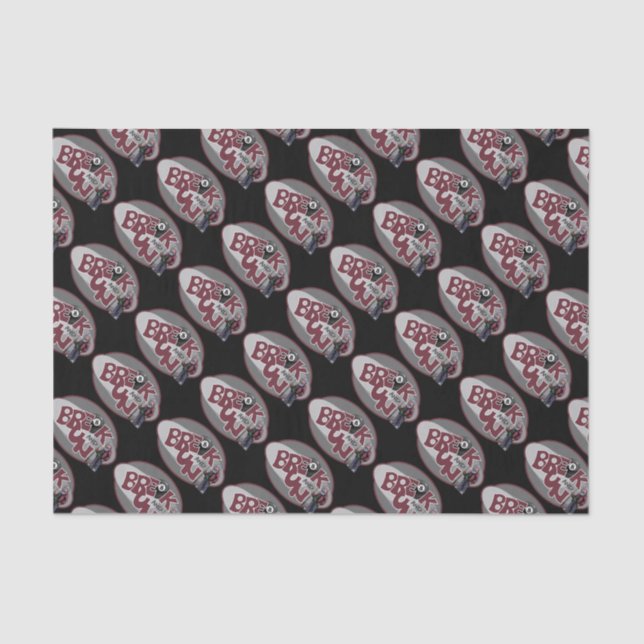 Papel De Seda Quebrar e Executar (Frente )