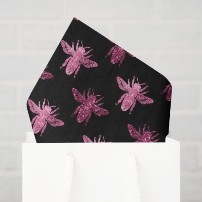Papel De Seda Queen Bee Pattern (Sacola de presentes)