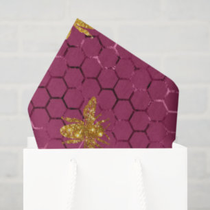 Papel De Seda Queen Bee Pattern