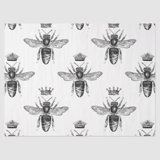 Papel De Seda Queen Bee Series Design 20 (Frente )