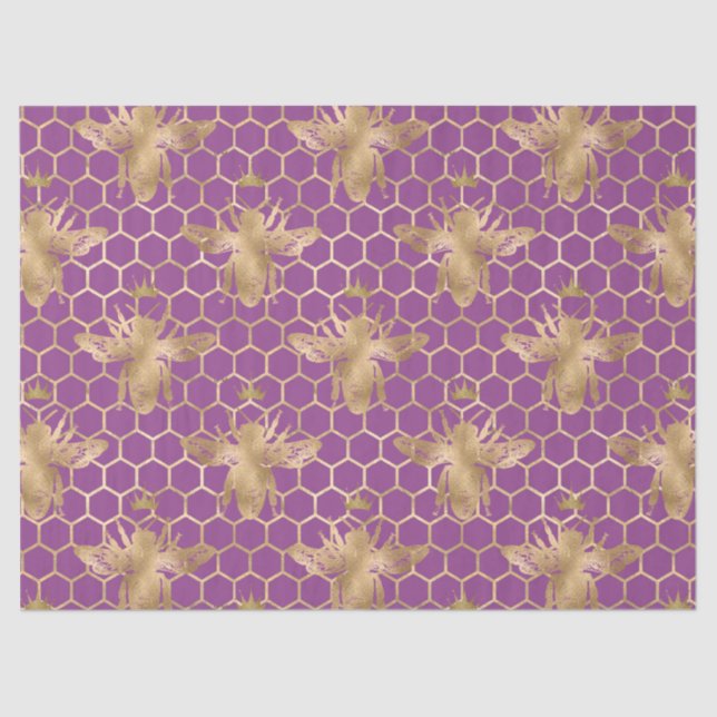 Papel De Seda Queen Bee Series Design 40 (Frente )