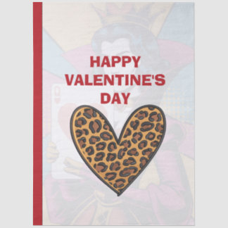 Papel De Seda Queen of Hearts Pop Art Woman