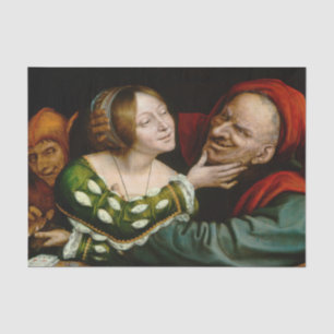 Papel De Seda Quentin Matsys - Amantes Correspondentes