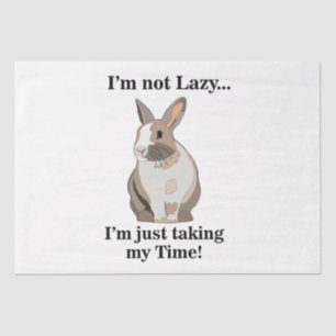 Papel De Seda Rabbit Bunny Funny Birthday