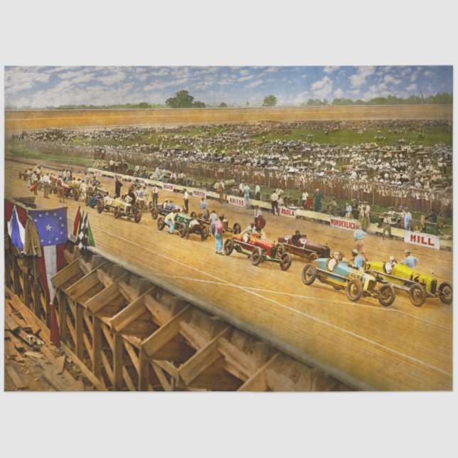 Papel De Seda Raça do Carro - A vida na via rápida 1925 (Frente )