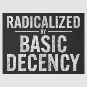 Papel De Seda Radicalizado Por Engraçado De Decência Básica