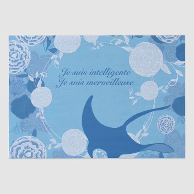 Papel De Seda raie, fleur de vie, orange, mandala,zen,chakra, (Frente )