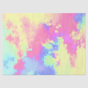 Papel De Seda Rainbow Paint Splatter