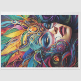 Papel De Seda Rainha Carnaval